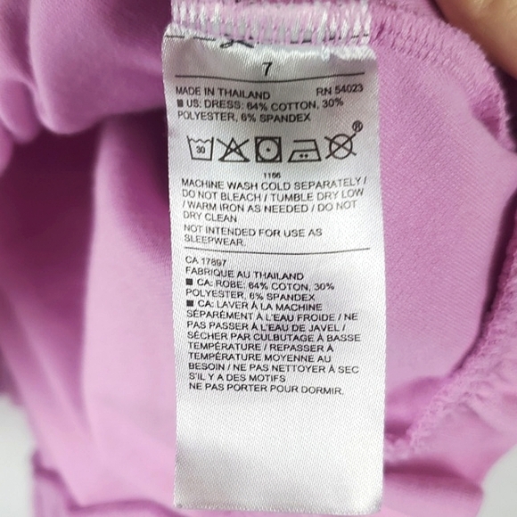 Janie And Jack Ruffle Ponte Dress In‎ Orchid - Picture 9 of 10